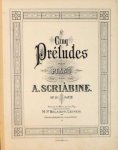 Skrjabin, A.: - [Op. 16] Cinq préludes pour piano. Op. 16