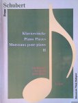 Schubert, Franz & Miklós Dolinszky (editor) - Klavierstücke II: Ungarische Melodie, Allegretto, Impromptus, Moments musicaux, 3 Klavierstücke / Piano Pieces / Morceaux pour piano