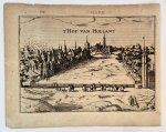 Lodovico Guicciardini (1521-1589) - [Antique print, engraving] HAYE -- 't Hof van Hollant (Den Haag, 's-Gravenhage), published ca. 1616.