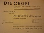 Kellner; Johann Peter (1705 - 1772) - DIE ORGEL; Ausgewahlte Orgelwerke / Reihe II Werke alte meister; Nr. 7