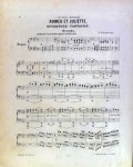 Tschaikowski, P.I.: - [Kopftitel:] Romeo et Juliette Ouverture-Fantaisie [Ouverture à la tragédie de Shakespeare "Romeo et Juliette"]. Piano à 4 mains