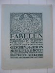 Simons, Jozef (tekst), Vocht, Lodewijk de (muziek) - Fabelen naar eeuwenoude verdichtsels in volkstrant voor één- of meerdere stemmen met begeleiding. Eerste, tweede en derde reeks.