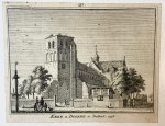 Spilman, Hendricus (1721-1784) after Beijer, Jan de (1703-1780)Spilman, Hendricus (1721-1784) after Beijer, Jan de (1703-1780) - [Antique print] Kerk te Doorne in Peetland, 1738.