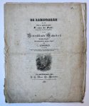 AMSTERDAM, SCHUTTERIJ 1830, VAN DE POLL, LINDEMAN - [Printed publication, poetry, 1830] “De aanspraken van (...) F. van de Poll, burgemeester der stad Amsterdam, aan de uittrekkende schutterijen dier stad, dichtmatig nagevolgd door C. Lindeman”, Amsterdam, J.J. Nesser Jr 1830, gedrukt, 4°, 12 p.