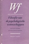 Sanders, Cornelis, J.F.H. van Rappard - Filosofie van de psychologische wetenschappen