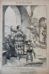 Braakensiek, Johan (1858-1940) - [Original lithograph/lithografie by Johan Braakensiek] Mr. Levy blaast "verzamelen", 16 Mei 1897, 1 pp.