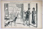 Braakensiek, Johan (1858-1940) - [Original lithograph/lithografie by Johan Braakensiek] De openbaarmaking der enquête in de Dreifus-zaak door "de Figaro", 9 April 1899, 1 pp.