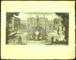 ANONYMOUS, - A monumental fountain in a palace garden
