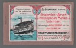 MAPJE  met Briefkaarten / ansichtskaarten. - ( mapje 2) By steamyacht all the way Amsterdam - Broek - Monnikendam - Marken - Volendam - Returning  to Amsterdam via the Zuiderzee