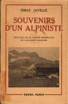 émile javelle, - souvenirs d'un alpiniste