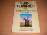 Nadine Gordimer - The Late Bourgeois World