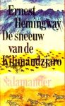  - HEMINGWAY, ERNST - De sneeuw van de Kilimandzjaro - uitgeverij Querido