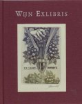Hoefnagels, Lou. - Wijn exlibris. Hoefnagels, Lou. - Wijn exlibris.