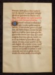  - 15th Century Dutch Manuscript leaf on Vellum