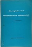 F.W. de Boer-Rosenwald - Enige beginselen van de biologisch-dynamische landbouwmethode