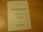 Paganini; Niccolo (1782 - 1840) - Concerto in mi magg.; per Violino e Orchestra (Francesco Fiore) (Vincenzo Bolognese)