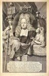 Houbraken, Jacob. - Original print, ca 1708-1780 I Portret van Jan Trip (1664-1732), burgemeester der stad Amsterdam, door Jacob Houbraken.
