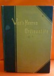  - Van's Heeren Ordinantiën