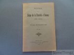 F.H. [Fritz Hanno.] - Notes sur le siège de la citadelle d'Anvers en 1832: étude rétrospective par F.H.