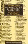 HAUG,W. - Literaturtheorie im deutschen Mittelalter von den Anfängen bis zum Ende des 13. Jahrhunderts.