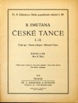 Smetana, Bedrich: - [Ceské Tance, Nr. I-II] Ceské tance. Böhmische Tänze. Poly. Piano 2 ms. (Rev. K. Solc)