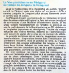 Fayolle, Gérard - La vie quotidienne en Périgord au temps de Jacquou le Croquant (FRANSTALIG)