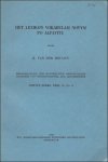 VAN DER MEULEN, REINDER. - HET LEXIKON VOKABULAM NOVYM PO ALFAVITU.