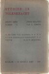 Simons, L. (red.) - Studies in Volkskracht. Eerste serie - nrs. 2, 5, 9 (2x) & 12. Tweede serie - nrs.: 1, 2, en 10