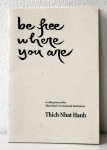 Thich Nhat Hanh - Be free where you are, a talk given at the Maryland Correctional Institution