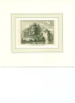 Spilman, Hendrik - Het Huis Nieuwenstein. Originele kopergravure