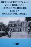 Onbekend - Herinneringen aan Zuid-Holland tussen Merwede, Lek en Hollandse IJssel