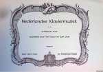Doove, Jan & Gert Oost (redactie) - Nederlandse Klaviermuziek uit de achttiende eeuw verzameld door Jan Doove en Gert Oost