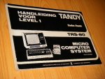 Dr. David A. Lien - TANDY Hanleiding voor level 1. TRS-80 Micro computer system Cat. Nr. 26-9402