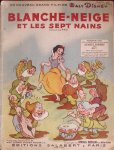 DISNEY, WALT - Blanche-Neige et les sept nains / Bladmuziek SneeuwWitje
