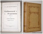 CONCERTGEBOUW, N.V. HET, - Geïllustreerd programma (serie A) der concerten seizoen 1914-1915.