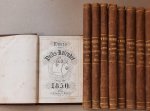 N/A - Weber's Volkskalender für das Jahr 1850, 1851, 1852, 1853, 1854, 1855, 1856, 1857 und 1858. 9 volumes.