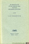 GOOSSENS, L. - De meditatie in de eerste tijd van de Moderne Devotie (proefschrift met stellingenblad)