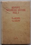 Boxtel, P. van,  Leeuw, G. de - Beknopte Natuurlijke Historie Deel I Menselijk Lichaam en Dierkunde. Met 387 afbeeldingen