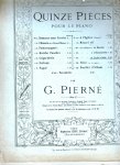 Perne G - Quinze Pieces pour Piano Oeuv 3