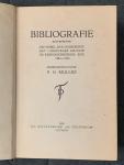 Muller, P.H. - Bibliografie betreffende den Bijbel, den godsdienst, het christelijk geloof, de kerkgeschiedenis, enz. 1882-1933.