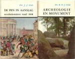 Drs. J.J. Giele (De pen) en  drs R.H.J. Klok  Archeologie en Monument ( - De pen in de aanslag  en  Archeologie en monument