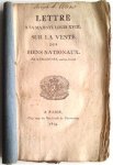 FALCONNET A. (ancien avocat) - Lettre à Sa Majesté Louis XVIII sur la vente des biens nationaux.