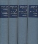 Kemp, Friedhelm / Koppenfels, Werner von / Pfister, Manfred / Meller, Horst / Reichert, Klaus / Hesse, Eva / Ickstadt, Heinz - Englische und Amerikanische dichtung 4 bande.