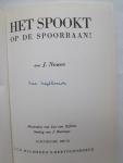 Nowee, J.  (auteur)  Hulzinga, J. (omslag); Jan van Offeren (illustraties) - 08  ARENDSOOG; Het spookt op de spoorbaan