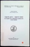 Charles Mouton - Aspects grecs - aspects russes à la lumière des traductions modernes de textes anciens