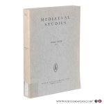 Principe, Walter H. / Colker, Marvin L. / McCready, William D. / Hanawalt, Barbara A., et al. - Mediaeval Studies. Volume XXXIX. "Quaestiones concerning Christ" / "The Papal Sovereign in the Ecclesiology of Augustinus Triumphus" / "Community Conflict and Social Control" / "French Influence on Fifteenth-Century English Prose"., et al.