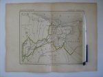  - Oudtijds grensgekleurde lithografie van Gemeente TERMUNTEN, Groningen 1866