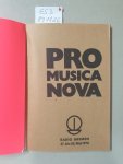 Pressestelle Radio Bremen (Hrsg.): - Pro Musica Nova : (Radio Bremen 27. bis 30. Mai 1970) :
