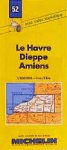 Michelin Travel Publications - MICHELIN 052 LE HAVRE AMIENS