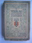 secretaris Falkenburg - Verslag van den toestand der gemeente Amsterdam over 1919